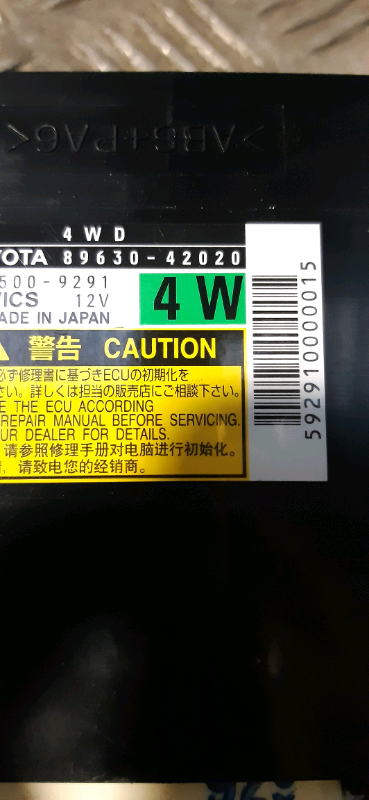 Centralina controllo trazione Toyota Rav4 2009 8963042020 CEVU829