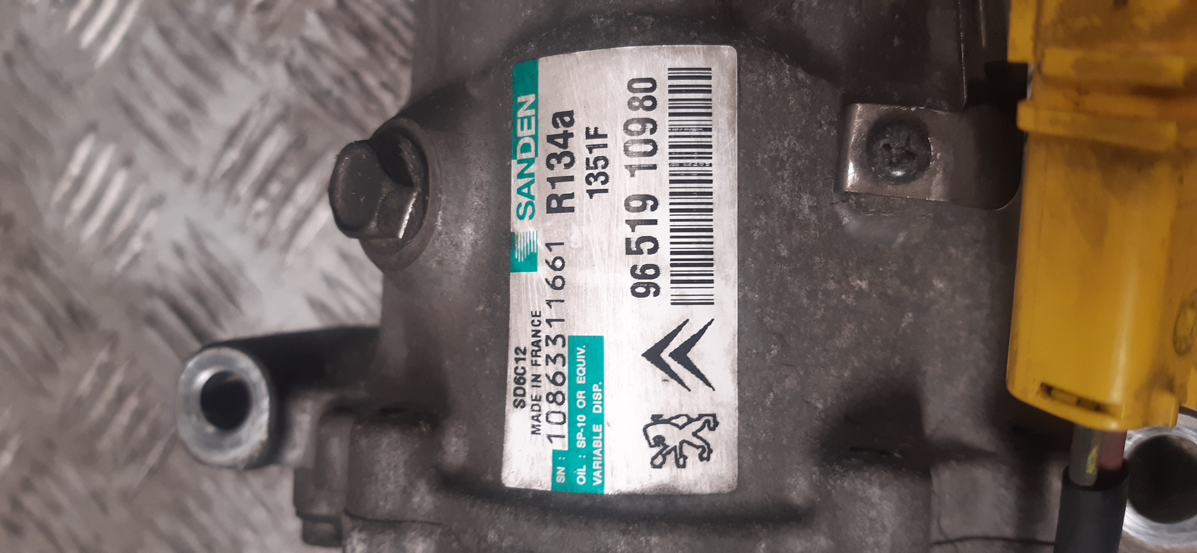 Compressore clima Peugeot 207 1.4B KFU 9651910980 COMU700