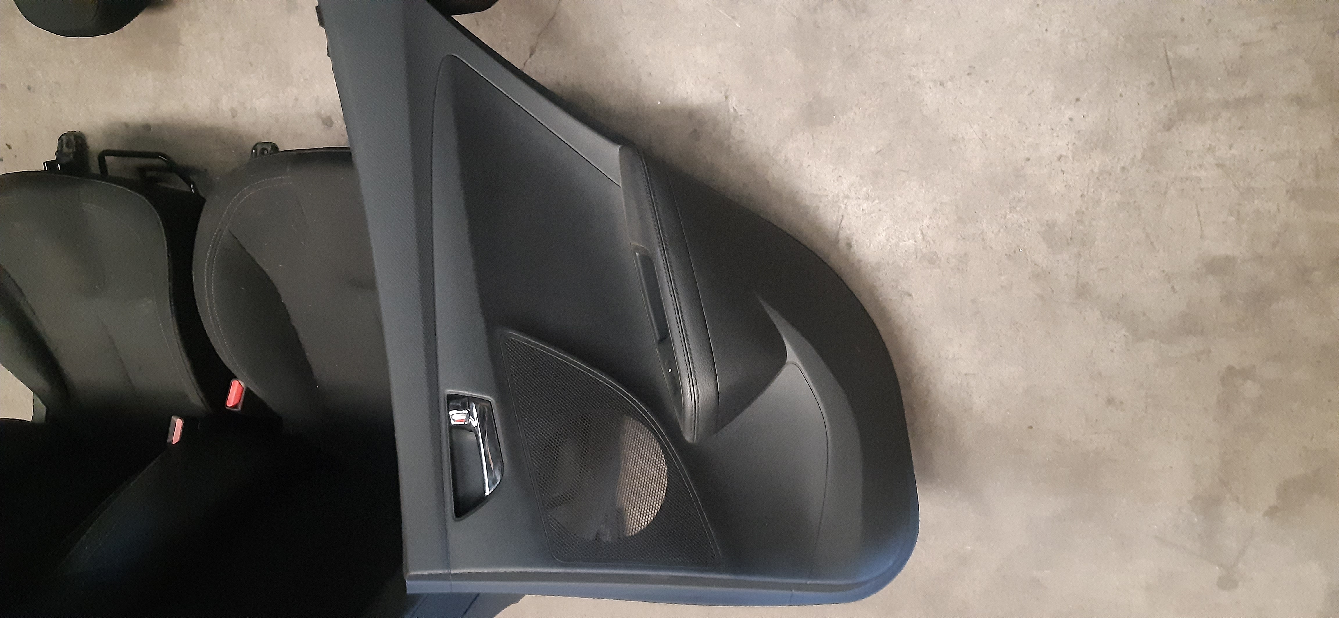 Interno completo di pannelli in TESSUTO NERO Hyundai veloster 4P 2013 